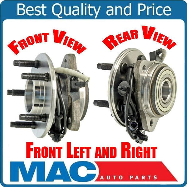 (2)  Front Hub Bearing Assembly's Fits for 95-01 Explorer 4 Wheel drive