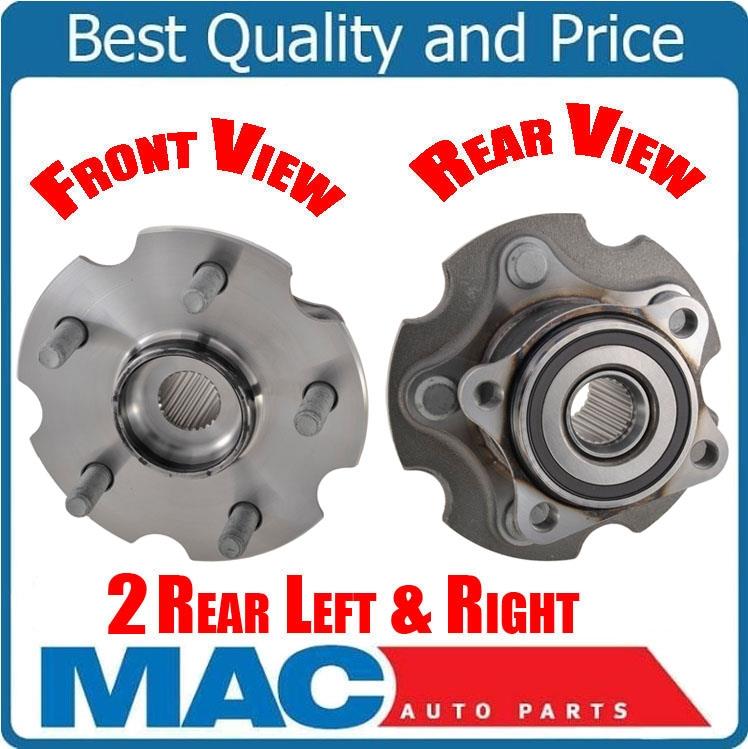(2) 100% New REAR Wheel Bearing and Hub As. FITS RAV4 06-16 All Wheel Drive Rear