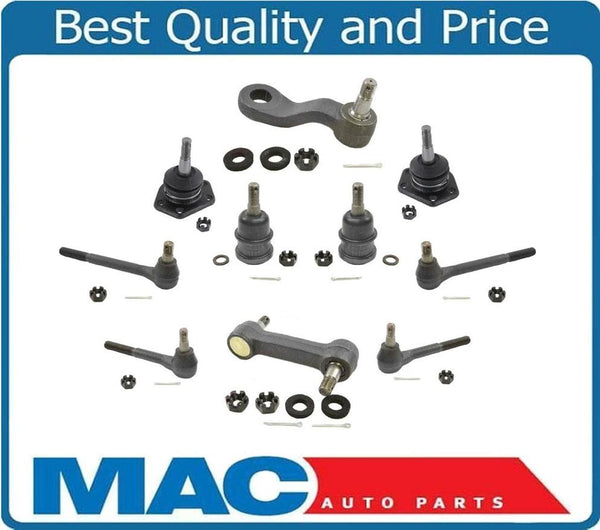 73-82 Tracción en 2 ruedas Chevy Pick Up Rótulas Extremos de barra de acoplamiento Brazos Dirección asistida