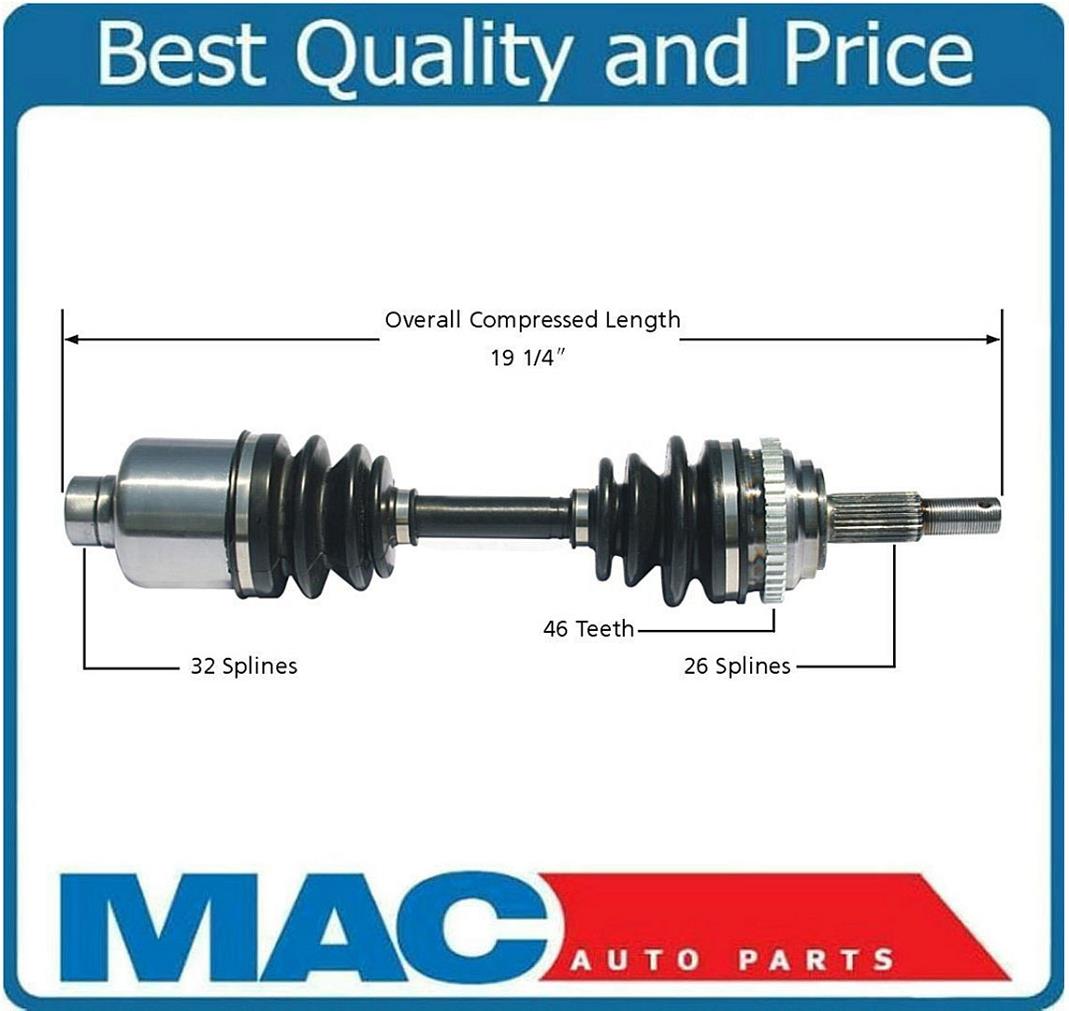 Front Right CV Drive Joint Half Shaft Brand New PT Cruiser M/T 2003