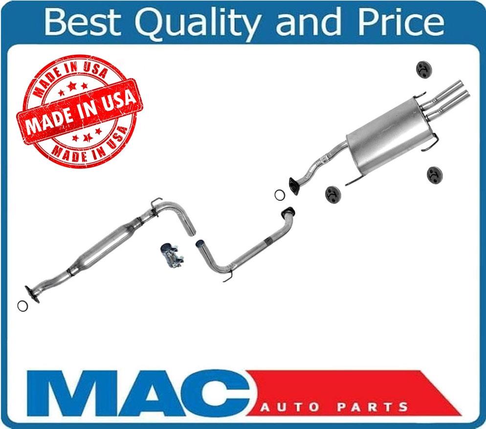 1988-1991 Toyota Camry 2.5L Sistema de escape con silenciador Sólo emisiones federales