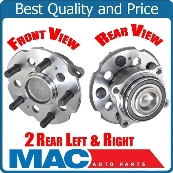 New Rear Left & Right Wheel Hub Bearing for Honda Pilot 09-15 Front Wheel Drive
