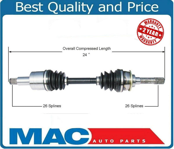 100% All New 99-04 Tracker Vitara Front Passenger Side CV Drive Axle Shaft New