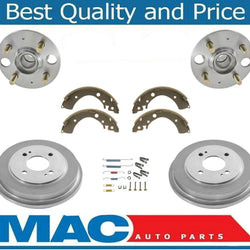 Se adapta a Honda Civic EX 01-05 con ABS trasero y kit de herrajes y zapatas de tambores de frenos