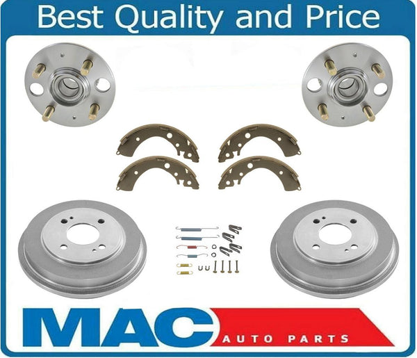 Se adapta a Honda Civic EX 01-05 con ABS trasero y kit de herrajes y zapatas de tambores de frenos