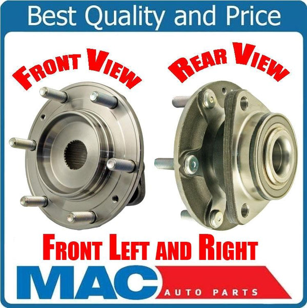 (2) 1 Pair 100% New Front WHEEL BEARING AND HUB for Kia Sedona Entourage 06-15