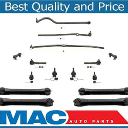 00-01 Ram 1500 4x4 Drag Link Tie Rods Track Bar Ball Joints Control Arms 15pc