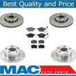 00-05 Passat 1.8L Base 288MM Front Rotors With Rear Rotors & Ceramic Pads