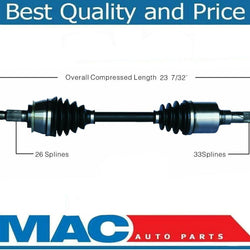 CV Axle Shaft Front D/S BM-8030 fits 05-08 Mini Cooper S MANUAL TRANSMISSION