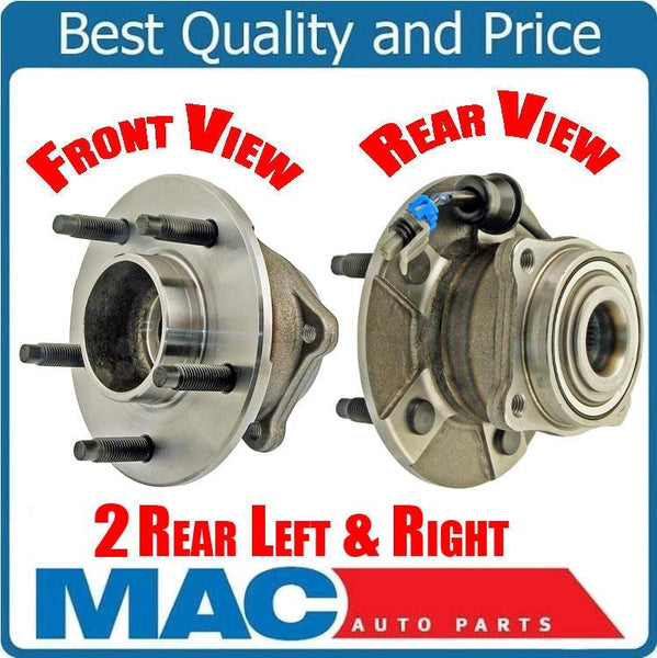 (2) Wheel Bearing Hub Assem Rear Fits 02-07 VUE 05-06 Equinox 4W ABS Brake 1PAIR