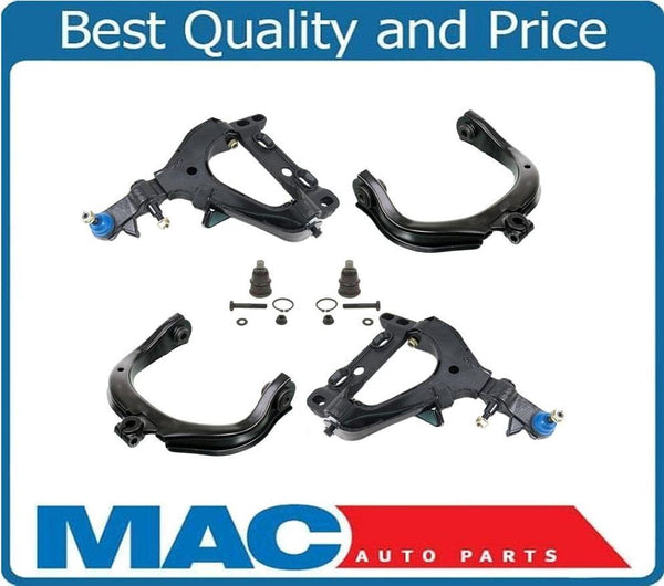 Fits 04-07 Chevrolet Trailblazer Upper and Lower Control Arms With Ball Joints