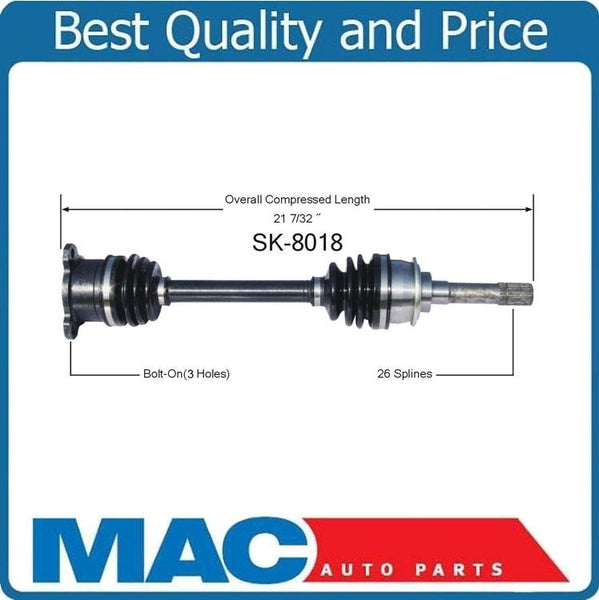 For 99-04 Tracker 99-04 Vitara 100% All New Frt Driver Side CV Drive Axle Shaft