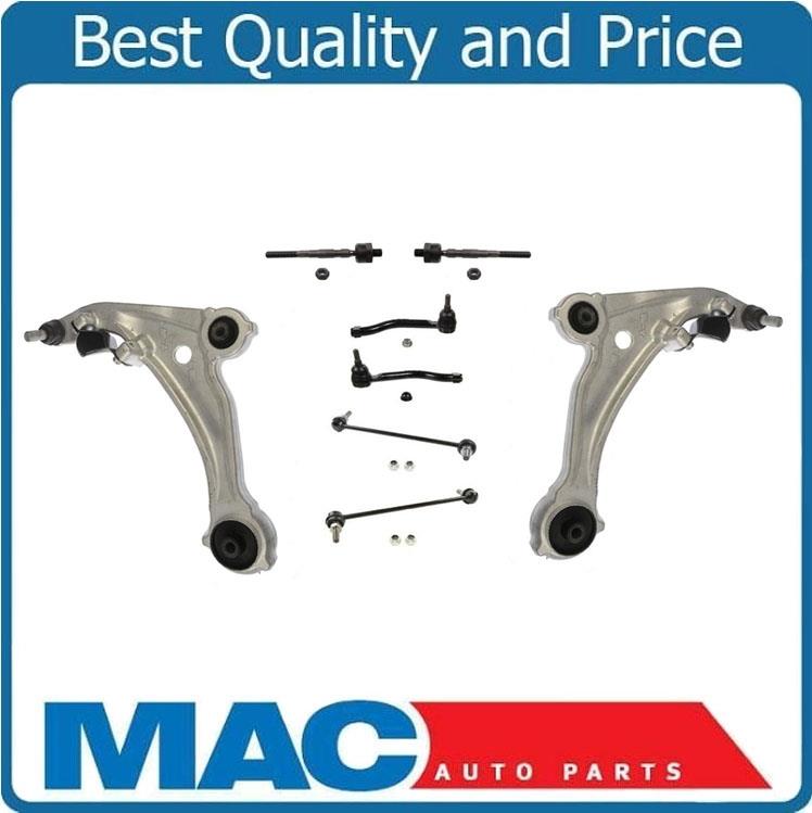 Lower Control Arms Tie Rods & Sway Bar Links for Nissan Altima S Coupe 2013