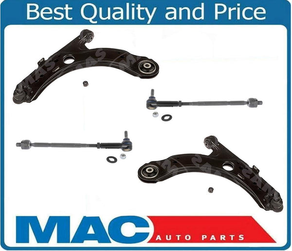 All New Control Arms Ball Joints Tie Rods for Volkswagen Beetle 1999-2010 6pc