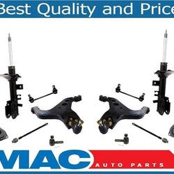 Pathfinder 96 to 11/98 Struts Mounts Shocks Tie Rods Low Control Arms Sway 14Pc