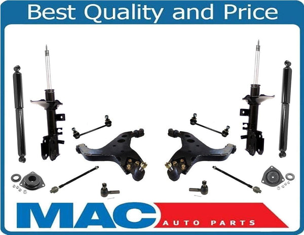 Pathfinder 96 to 11/98 Struts Mounts Shocks Tie Rods Low Control Arms Sway 14Pc