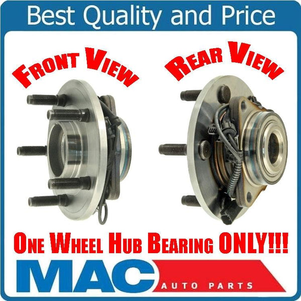 06-08 Ram 1500 4 W/ ABS 2 or 4 Wheel Dr 5 Stud (1) Front Wheel Bearing and Hub