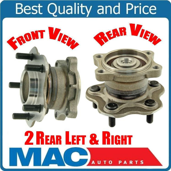 (2) 1 Pair 100% All New REAR WHEEL BEARING AND HUB for 04-2009 Nissan Quest Van