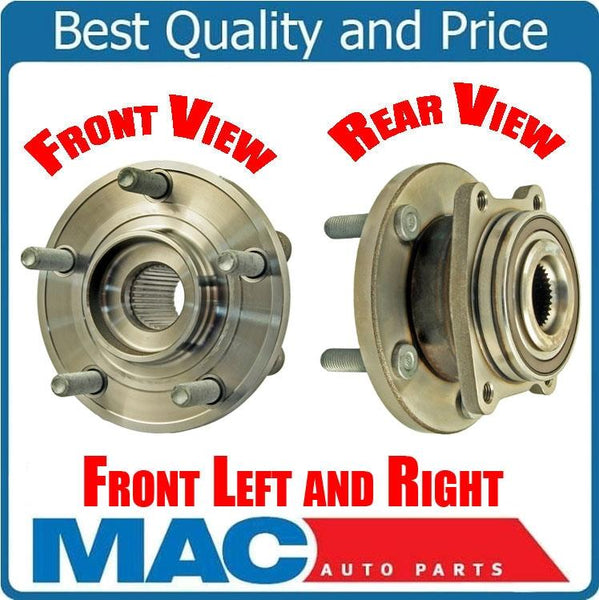 (2) New Front Wheel Bearing Hub As Fits For 11-14 200 07-10 Sebring 5085406AA