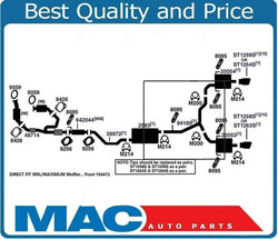 Tubo Y trasero con soporte para Enclave 08-12 y GMC Acadia 07-12 3.6L SOLAMENTE