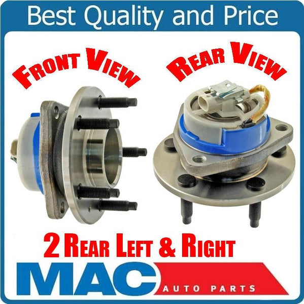 (2) REAR 1 Pair Wheel Bearing Hub Assem For 00-04 Spectra With REAR Drum Brakes