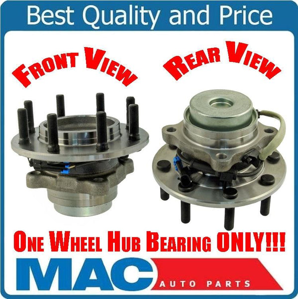 (1) 100% New Wheel Bearing Hub Assembly Ft 03-16 Express Van 3500 HEAVY DUTY SUS