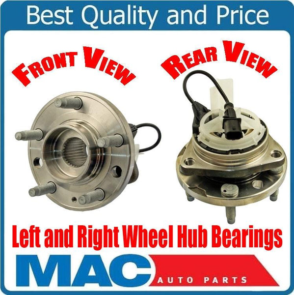 Fits Frt or Rr (2) 100% New Wheel Bearing Hub ABS Sensor 06-09 Soltice 07-10 Sky