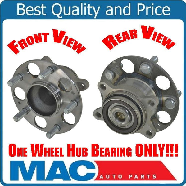 (1) One Wheel Bearing With Hub Assembly For 2012-2015 Honda Civic EX EX-L Si