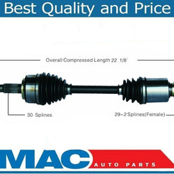 2007-2012 Acura RDX 2.3L P/S CV Shaft Axle Complete Assembly New