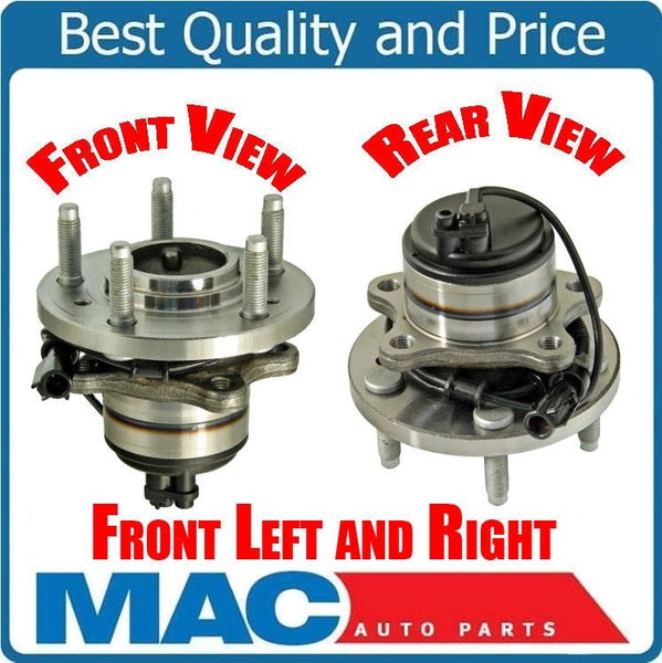 02-05 Thunderbird 02-06 LS 2) Front Hub Wheel Bearing Assembly 100% All New Pair