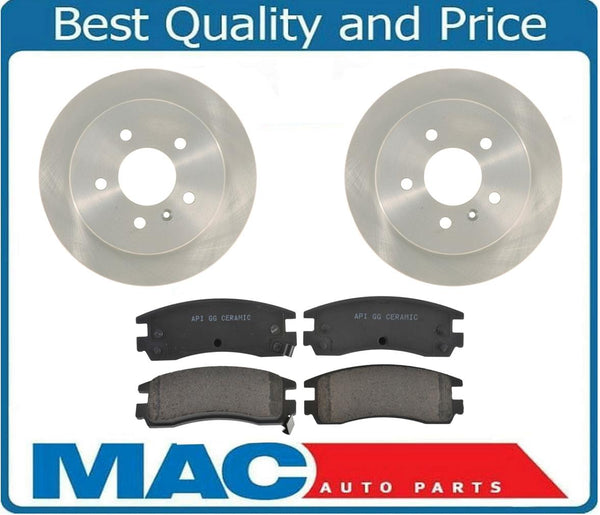 Rear Brake Pads & Rotors For Buick Allure LaCrosse & Chevy Impala Monte Carlo