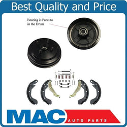 Drum With Bearings Brake Shoes Springs for Chevrolet Aveo 04-06 with out ABS