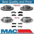 4 Door 4 Wheel Drive Brake Rotors & Ceramic Pads Brake Pad Sets 95-2001 Explorer