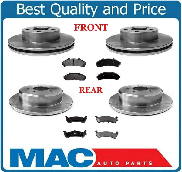 4 Door 4 Wheel Drive Brake Rotors & Ceramic Pads Brake Pad Sets 95-2001 Explorer
