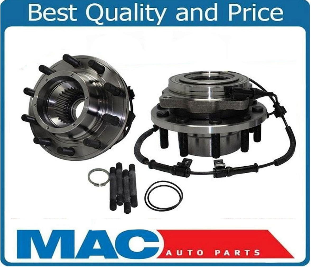 For 05-10 F450 F550 4x4 (2) Dual Rear Wheel Front Wheel and Bearing Hub Assembly