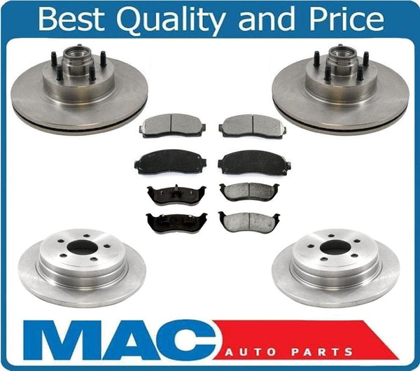 Rotors & Ceramic Pads for Rear Wheel Drive Only Ford Sport Trac 03-05