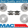 REAR Brake Rotors Pads Axle Bearing and Hub Assembly for 02-06 Mini Cooper 5Pc