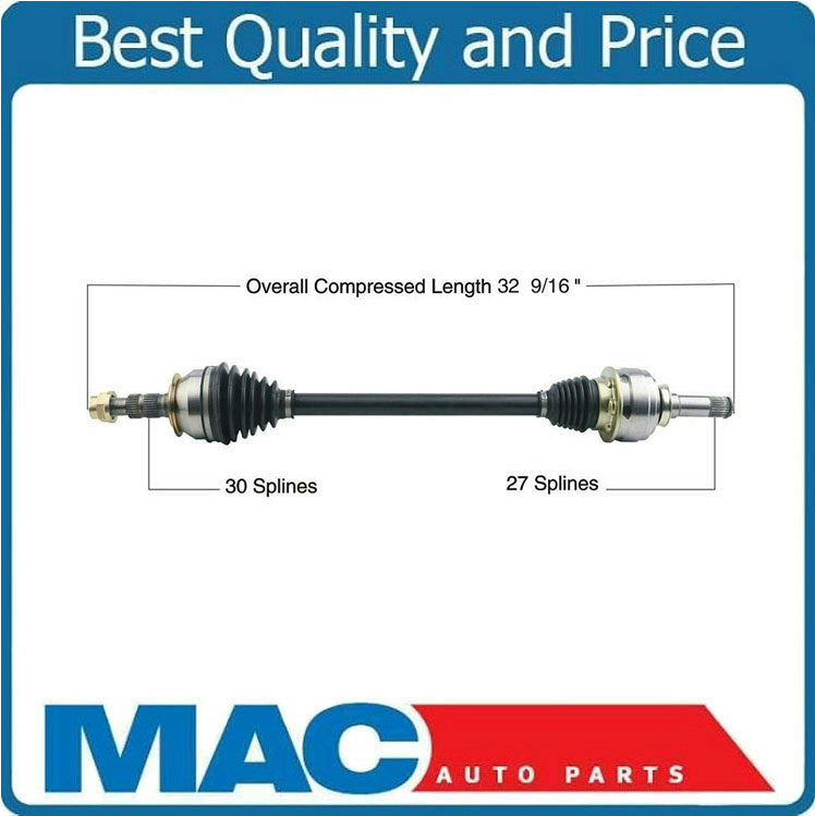 (1)Rear P/S Cv Axles For Chevrolet Camaro V6 3.6L Automatic Transmission ONLY