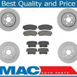 05-17 Chrys 300 AWD ALL WHEEL DRIVE 2.7L 3.5L 5.7L 3.6L 345MM Frt Brake Pads 6Pc