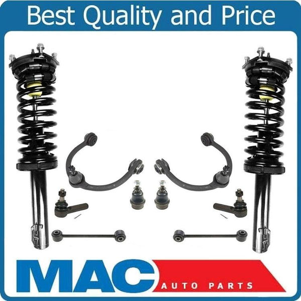 05-10 Grand Cherokee Upper Control Arms Tie Rods Sway Bar Ball Joints Struts 10P