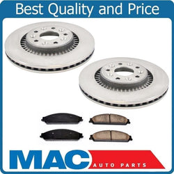 Fits 2005-2007 Ford Freestyle Front Brake Rotors & Ceramic Pads