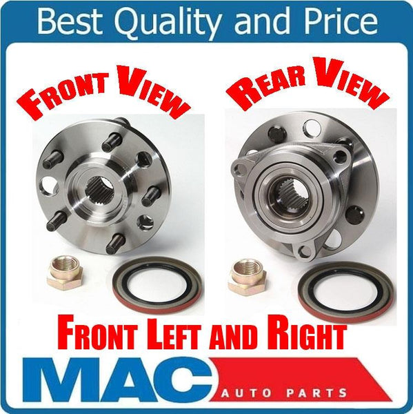 For 86-91 Olds Delta 88 Buick LaSabre (2) Front Hub & Wheel Bearing Kits NEW