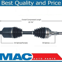 CV Axle Shaft Front-L or R GM-8048 Fits for 99-04 Alero W Automatic Trans