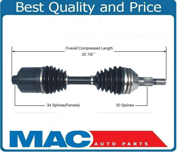 CV Axle Shaft Front-L or R GM-8048 Fits for 99-04 Alero W Automatic Trans