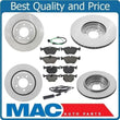 Fits 2001-2005 BMW 330Xi Front & Rear Rotors & Ceramic Pads W Wear Sensors