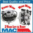 (2) Wheel Bearing Hub Assembly Rear L & R Rear For 09-16 Journey 14-15 Promaster