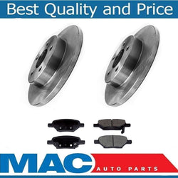 Fits for 2008-2009 GM HHR 5 Stud Rear Disc Brake Rotors & Brake Pads