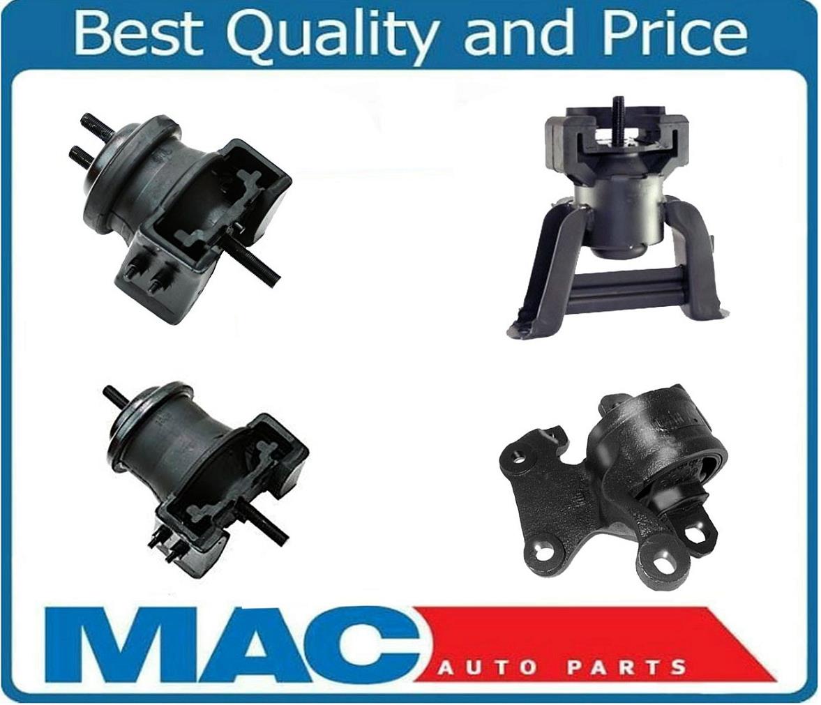 95-02 Mazda Millenia 2.3L Kit de montaje de transmisión de motor de 4 piezas