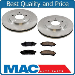 Rotores de freno de disco delantero con pastillas de cerámica CD376 95-99 Monte Carlo