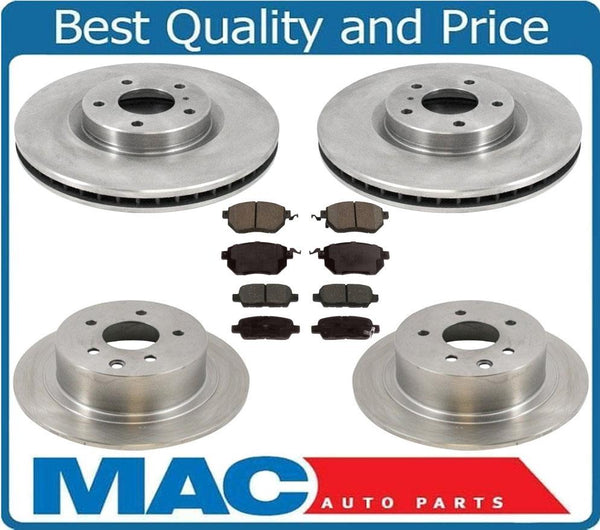 Fits06 Nissan Altima SER 3.5L Front & Rear Brake Rotors & Ceramic Pads 6pc